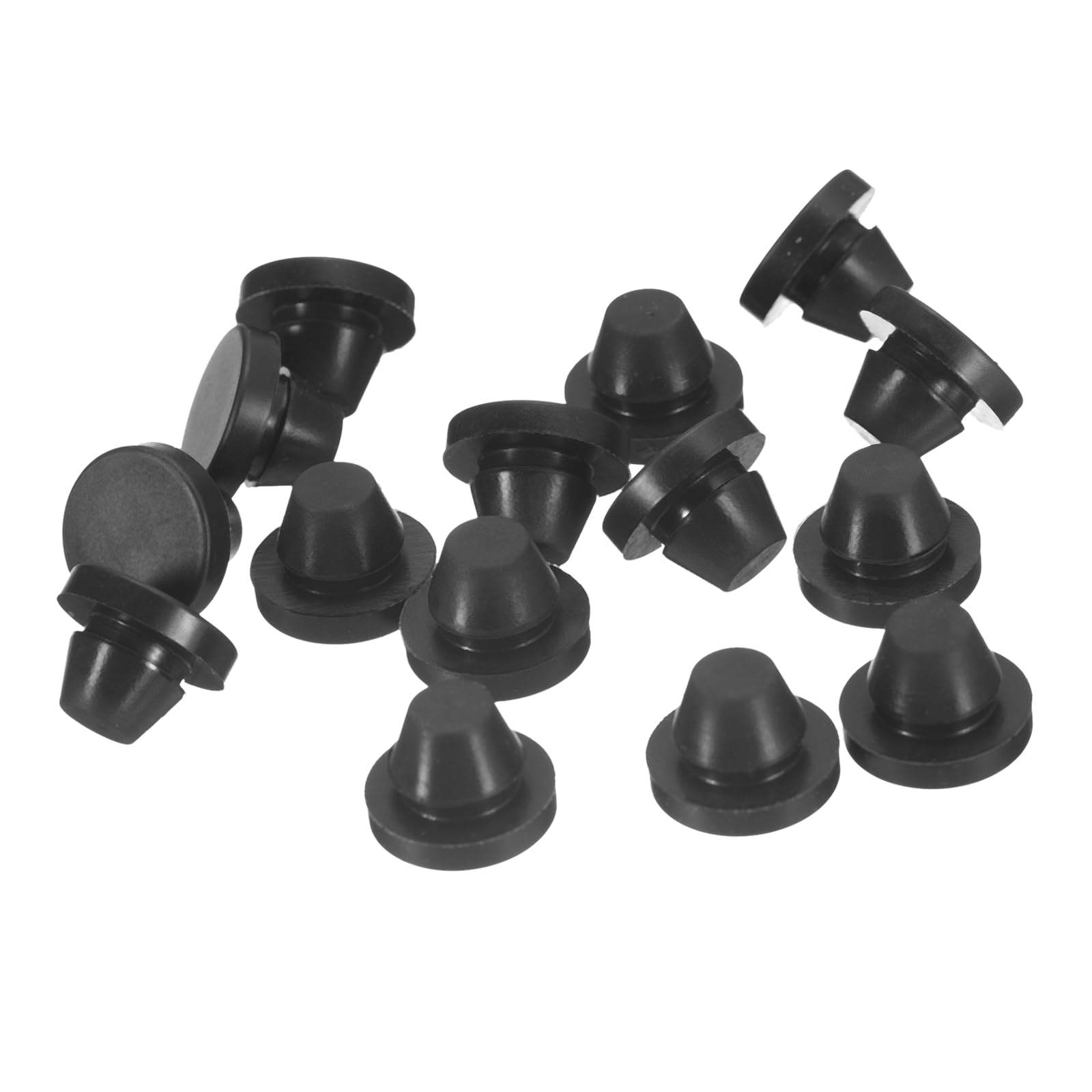 QUARKZMAN 28er-Pack Silikonstopfen – Für Löcher 8–8,5 Mm, Wasserdicht, Schwarz, Für Möbel, Rohre & Behälter