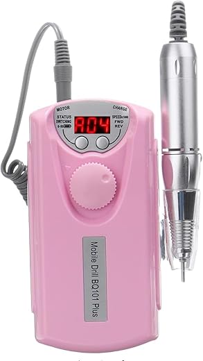 30000RPM Professional Nail Drill Machine, Removing Acrylic Nails, Portable Electric Drill Machine with LCD Display