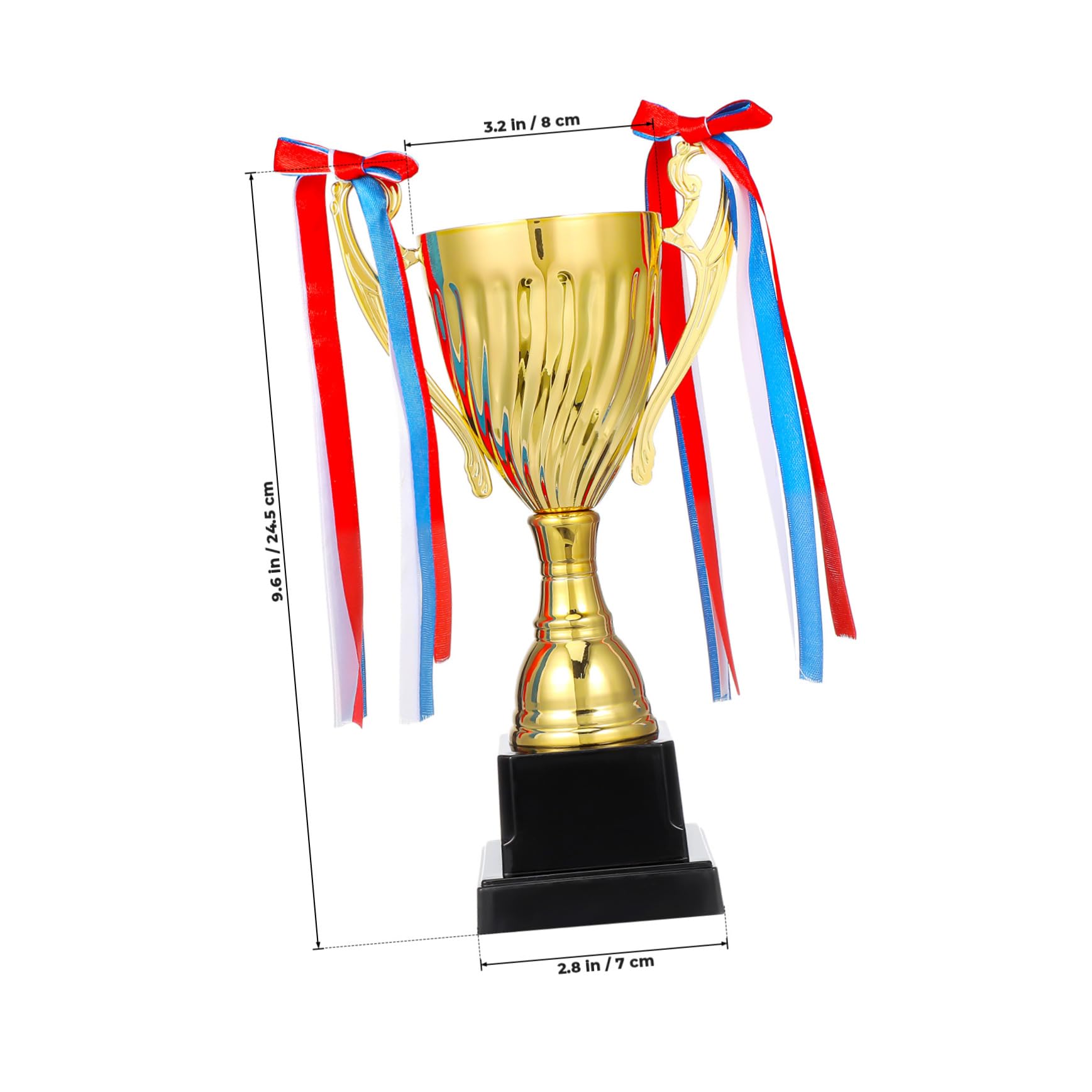 collection gagnante. trophée, médailles réalistes. coupe dorée avec