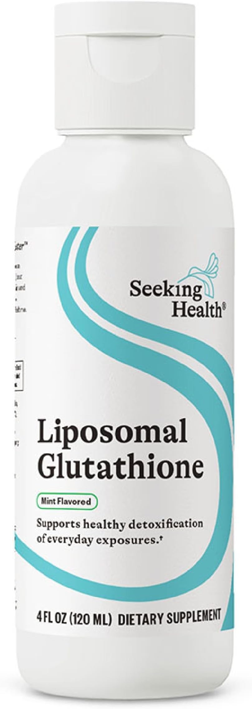 Seeking HealthOptimal Liposomal Glutathione | Provides 500 mg of Reduced Glutathione per Serving (Mint, 4 oz)