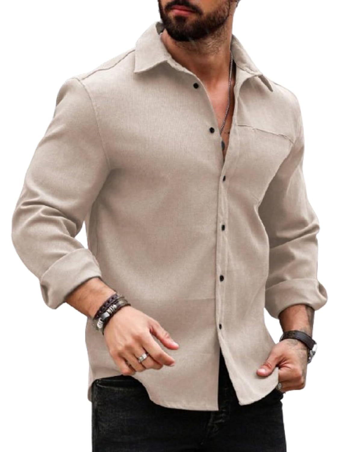Lymio Men Shirt || Solid Shirt for Man || Full Sleeve || Casual Style (Packs Also Available) (Utility) - Review, Price and Buying Guide