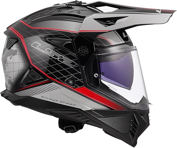 LS2 Helmets Blaze II Adventure Motorcycle Helmet W/SunShield