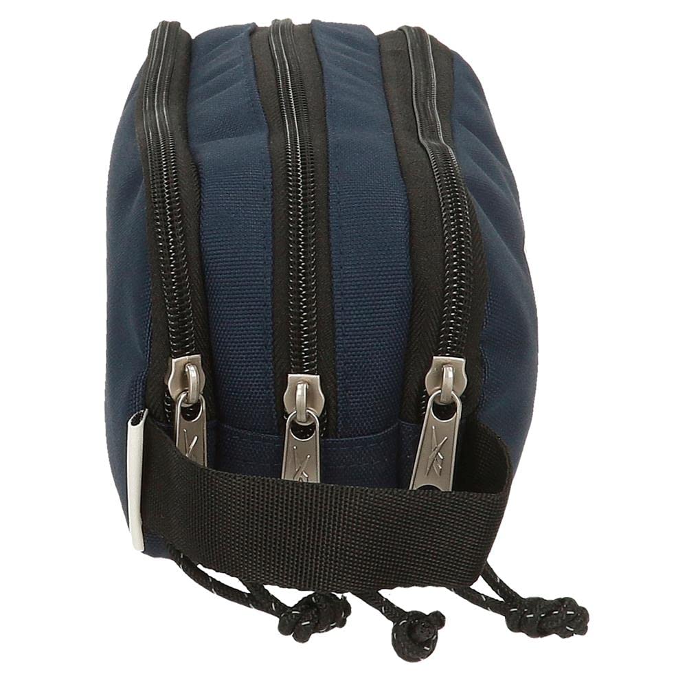 Reebok Boston Pencil Case, 3 Compartments, Blue, 22 x 10 x 9 cm, Polyester - Image 2