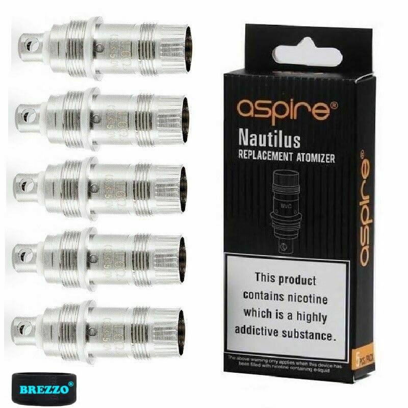 Nautilus Coils 1.6 ohm Coils (5 Pcs) Compatible for Aspire K3 Tank, Aspire Nautilus Tank, Nautilus 3 Tank, Nautilus Mini Tank, Nautilus 2s Tank, Nautilus GT Tank, and Many More - Nicotine Free