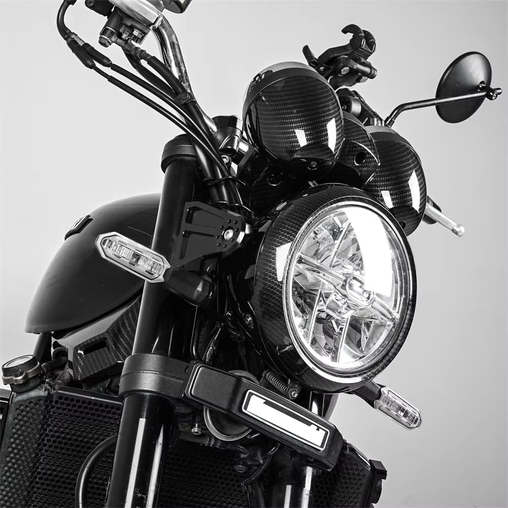 Amazon | FOR W230 W800 W650 W400 2025 2024 ヘッドライトリムメッキ