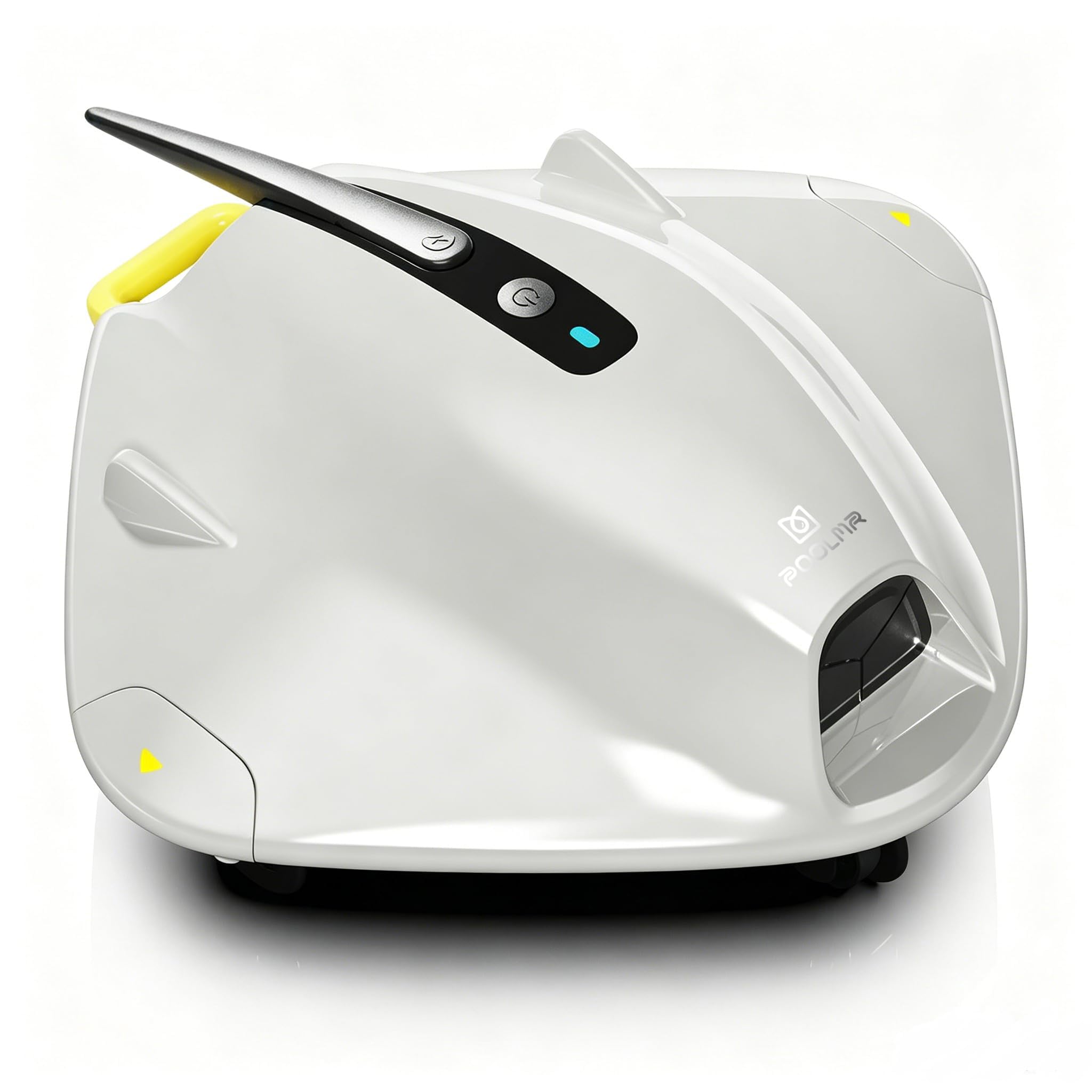 Photo 1 of PoolMr Cordless Robotic Pool Cleaner - Above Ground Pool Vacuum Robot - 40W Strong Suction, Dual Cleaning System, Barrier Crossing, 120-Min Runtime Up to 1614 Sq for Above Ground Pools,Off-White