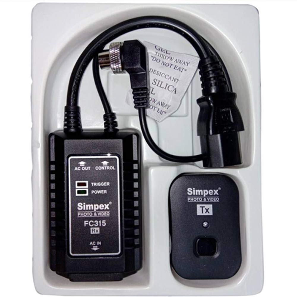 SIMPEX FC315 Studio Camera Flash Trigger Remote Control (Black)-picture-33