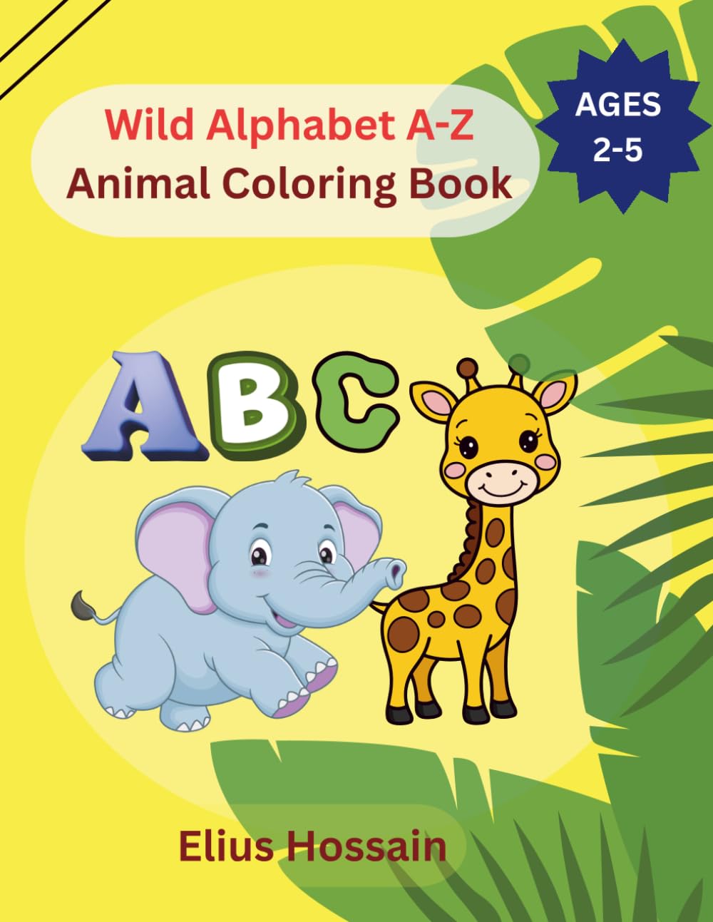 Wild Alphabet A-Z Animal Coloring Book
