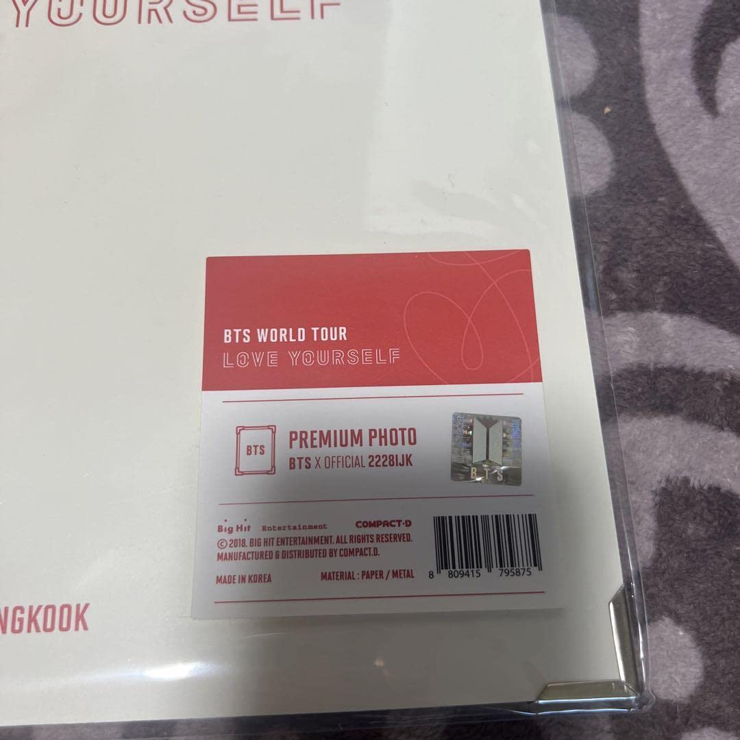 Amazon.co.jp: BTS LOVE YOURSELF プレミアムフォト ジョングク グク