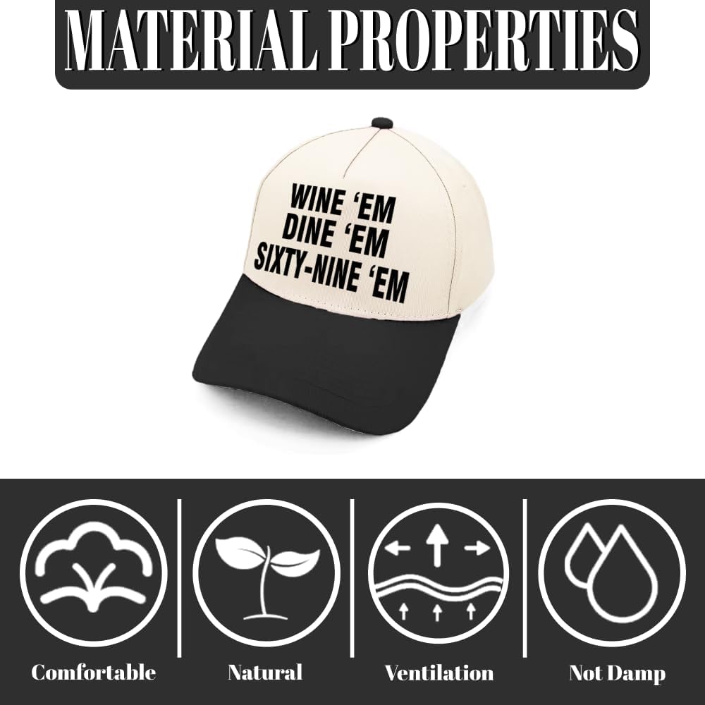 Funny Trucker Hats for Women Men Funny Gag Baseball Hat for Girls Humor Gifts Men