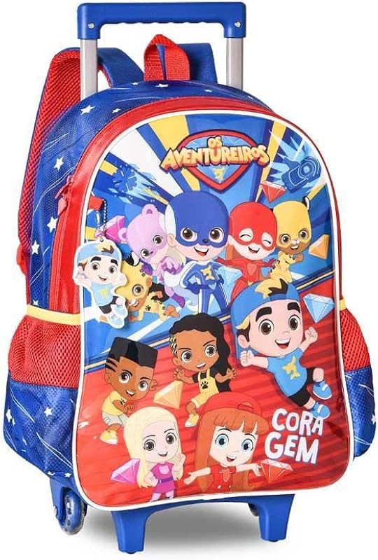 Mochila de Carrinho Infantil, Os Aventureiros, Unissex, Azul/Vermelho, M em oferta na Shopee Mochila de Carrinho Infantil, Os Aventureiros, Unissex, Azul/Vermelho, M em oferta na Shopee