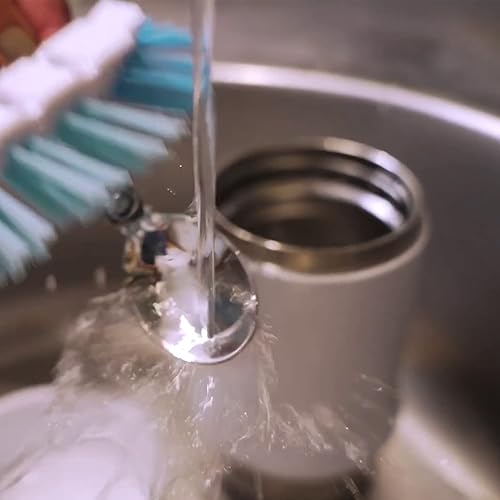 Miniatura 9 de Ideus Tarro de alimentos aislado de 20 onzas, lonchera térmica al vacío de acero inoxidable, termos de sopa con cuchara plegable, recipiente de