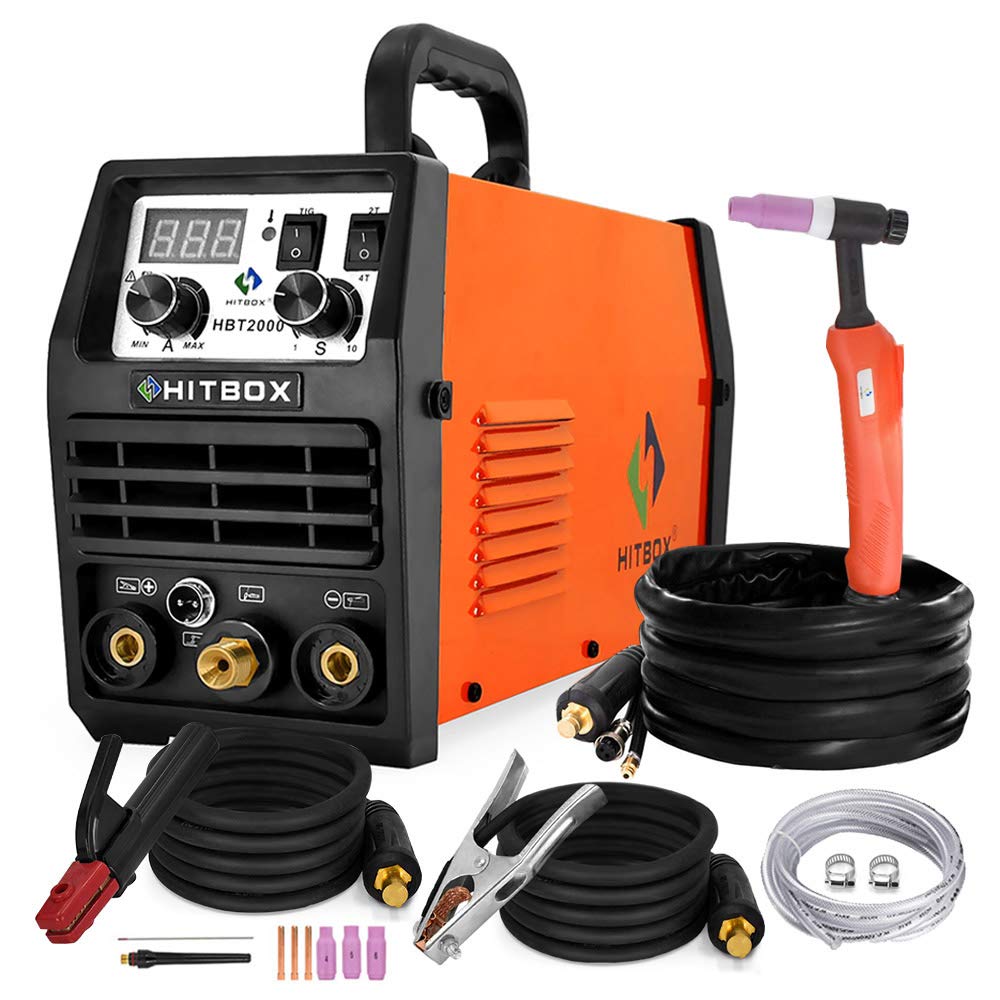 HITBOX 2 in 1 TIG ARC Welder 200Amp 240V HF TIG/ARC Welding Machine