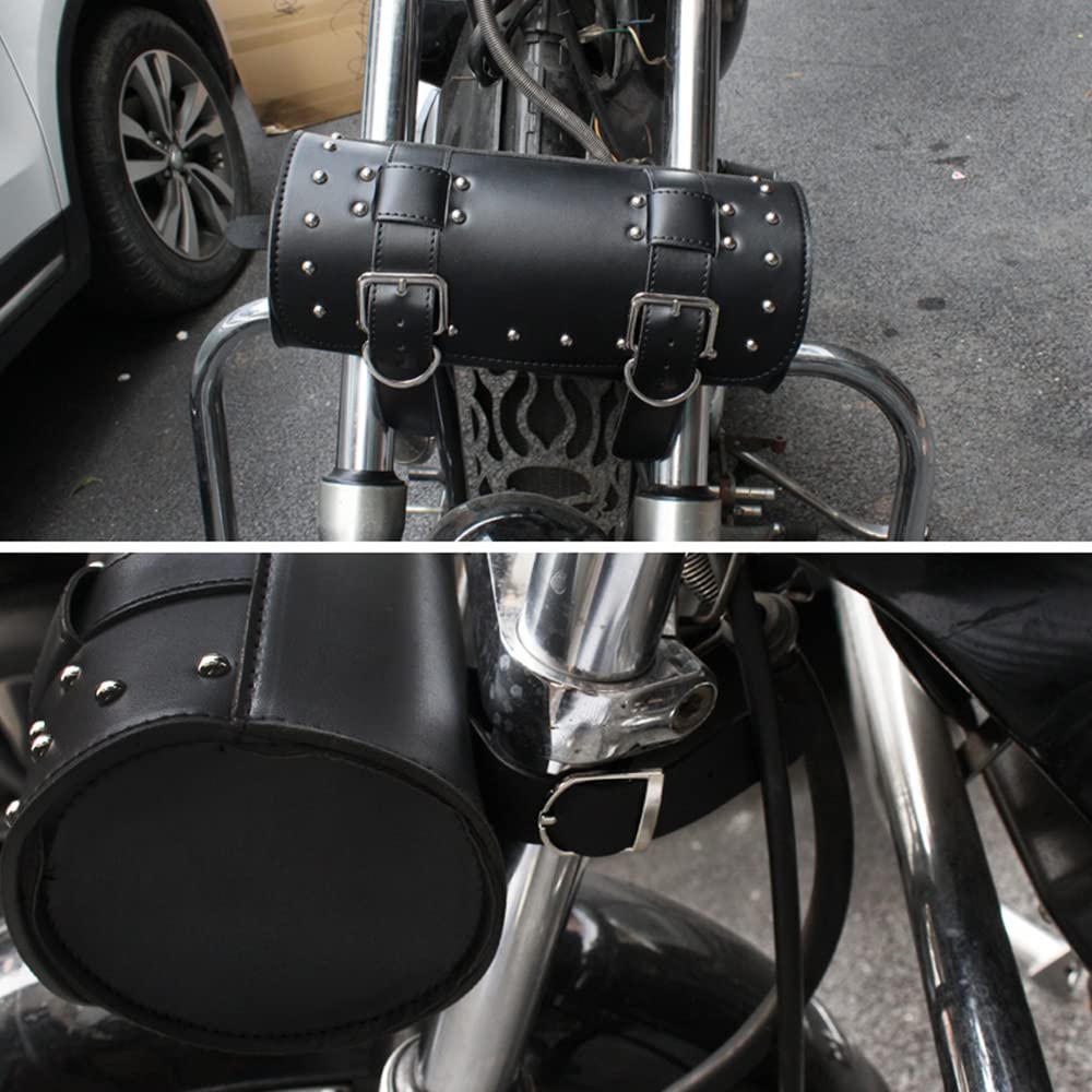 Sacoches de selle de moto – Sacs imperméables en cuir PU