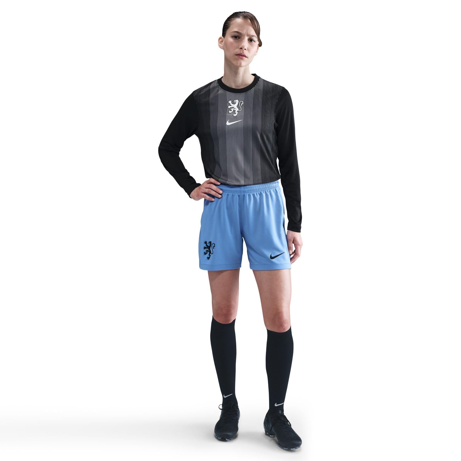 Nike Niederlande 2025/26 Stadium Goalkeeper Nike Replika-Longsleeve-fußballtrikot mit Dri-Fit-technologie für Damen Maglia da Calcio a Maniche Lunghe Replica Donna