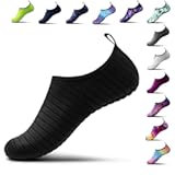 Water Shoes for Women Men Swim Aqua Socks Beach Pool Essentials Barefoot Surf River Boat Kayak Sea Yoga Sand Exercise Sport Accessories Breathable Quick-Dry Adult Youth Kid Size SWS001