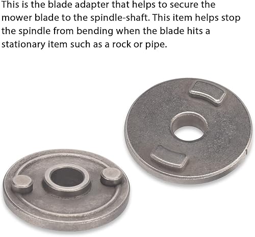 Miniatura 7 de 3 adaptadores de cuchilla de cortacésped 120-5236 para Toro 30 pulgadas TimeMaster 20199 20200 20975 20977 22200 22205TE 22210 ECKA30 y