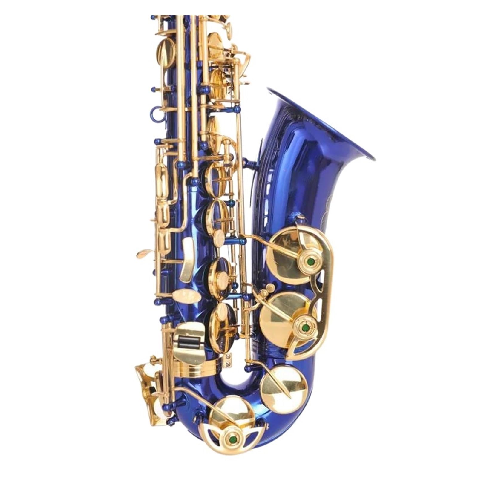 Saxophone Alto Bleu En Mi Avec Étui Et Accessoires Saxophone