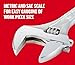 CRAFTSMAN Adjustable Wrench Set, 3-Piece All Steel, Metirc and SAE Scale (CMMT12001)