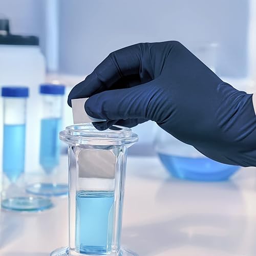 Miniatura 9 de Guantes de nitrilo de 4 mil sin polvo, guantes de limpieza desechables sin látex, 100 unidades