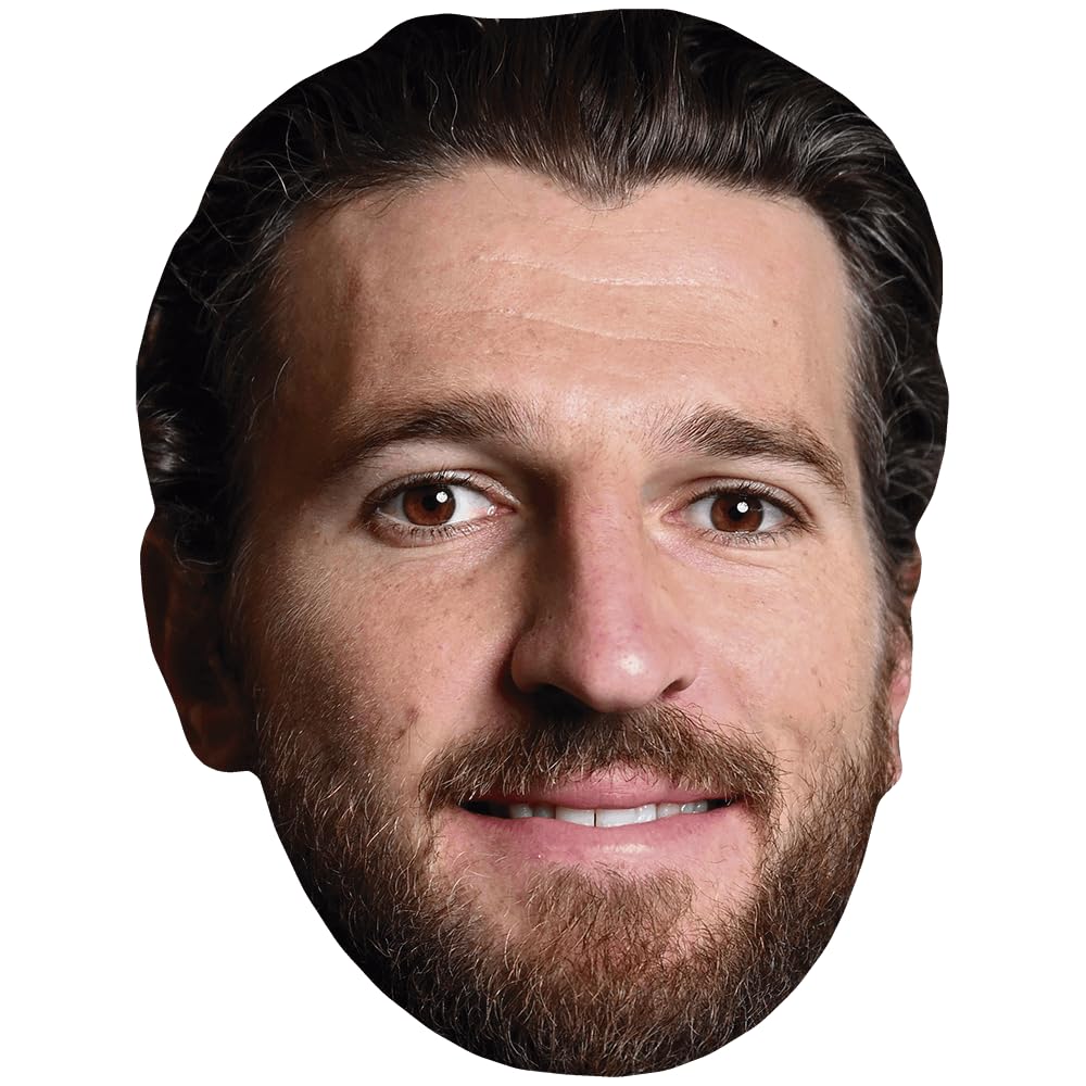 Celebrity Cutouts Lifelike Marcus Bontempelli (Beard) Big Head. Larger Than Life Mask.