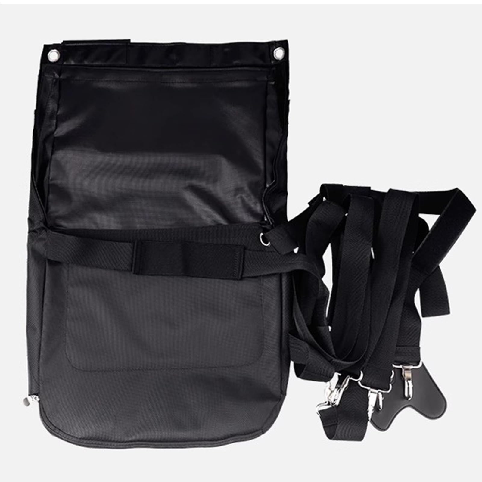 Oracra Horse Manure Bag Horse Manure Catcher Bag for Small/Medium/Large, Black Waterproof Equine Diaper Bags, Lightweight Muck Catching for Riding, Easy to Clean(Size-M)