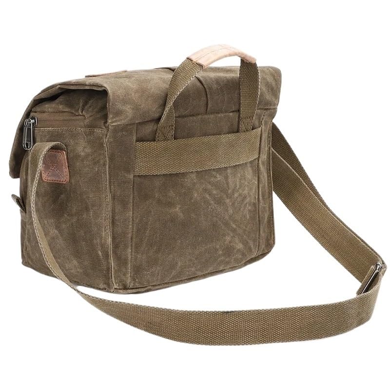 Borsa Reflex Borsa a Tracolla Diagonale SLR Fotografia Borsa for Fotocamera Digitale Borse for Cellulare Zaini da Viaggio Impermeabili in Tela for Il Tempo Libero Zaino Reflex(Khaki)