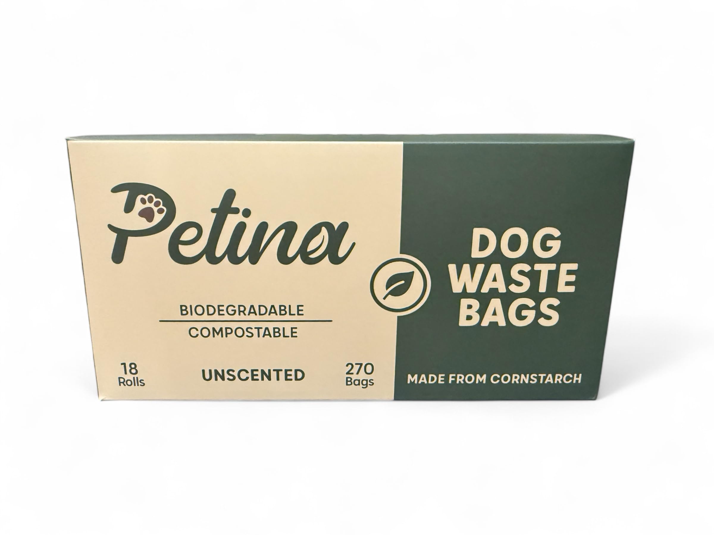 Petina 100% Compostable Dog poo bags, Planet Friendly, Biodegradable, Plant Based Dog Poop Bags Rolls