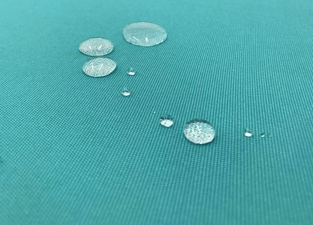 CozyLounge Serenity Teal Outdoor Water Repellent Patio Chair Cushion Seat Pillow Covers (20"x18"x4" (4 Covers))