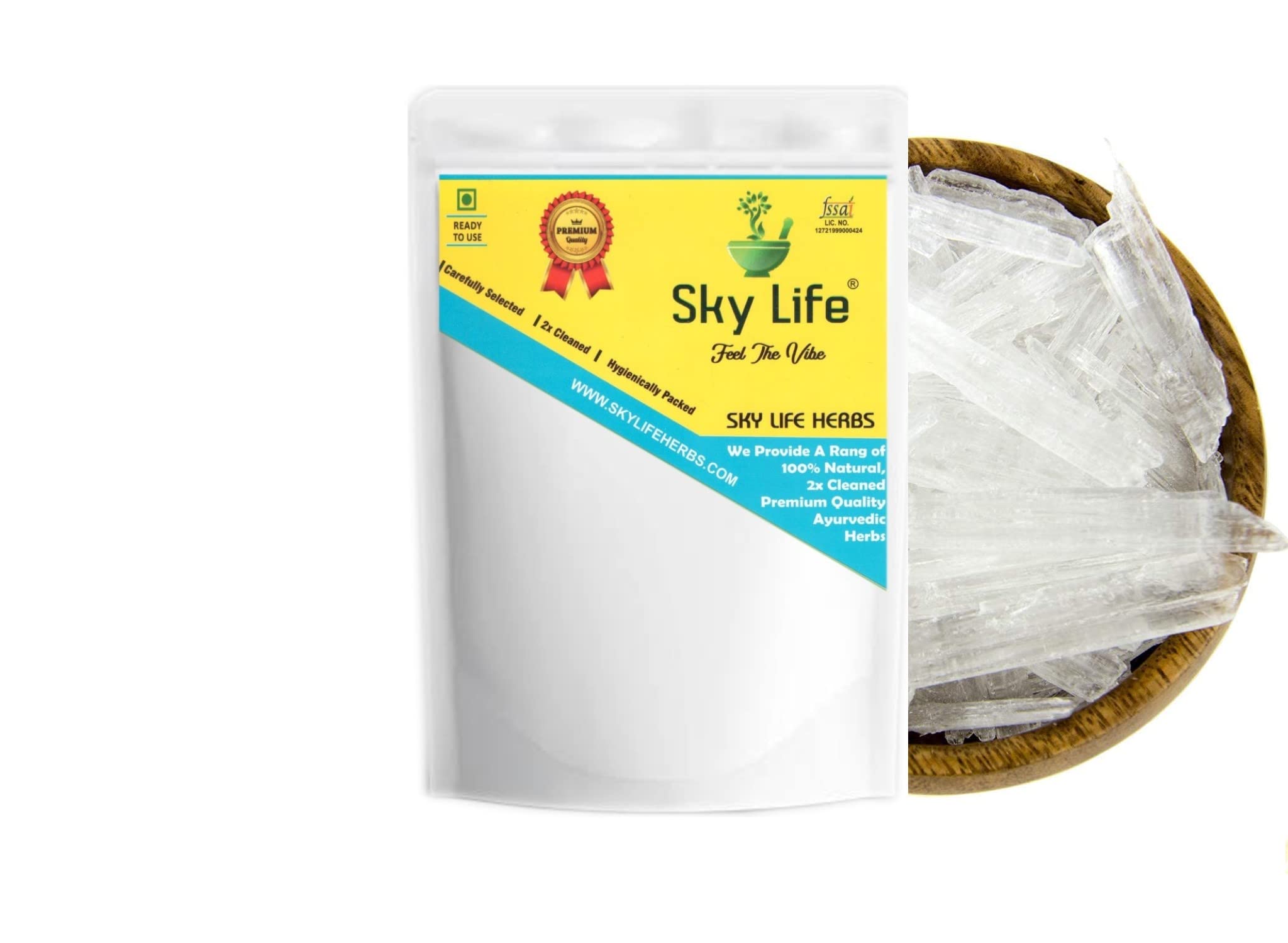 Sky Life ® Menthol Crystals (Peppermint) - Cooling & Refreshing - Pudina ki Phool - Pudina Satva - 25 Grm (B09PZ1TH6M) Amazon Price History, Amazon Price Tracker