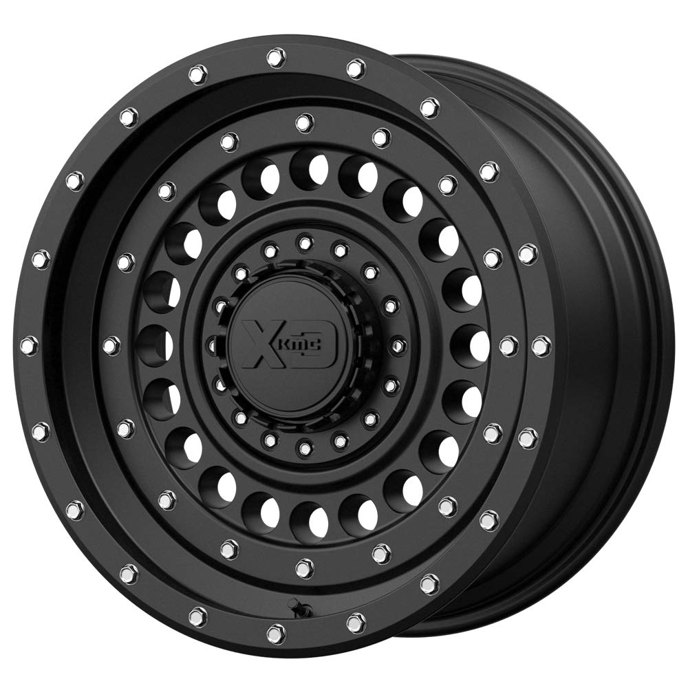 XD Series by KMC Wheels XD136 PANZER BLACK Wheel Chromium