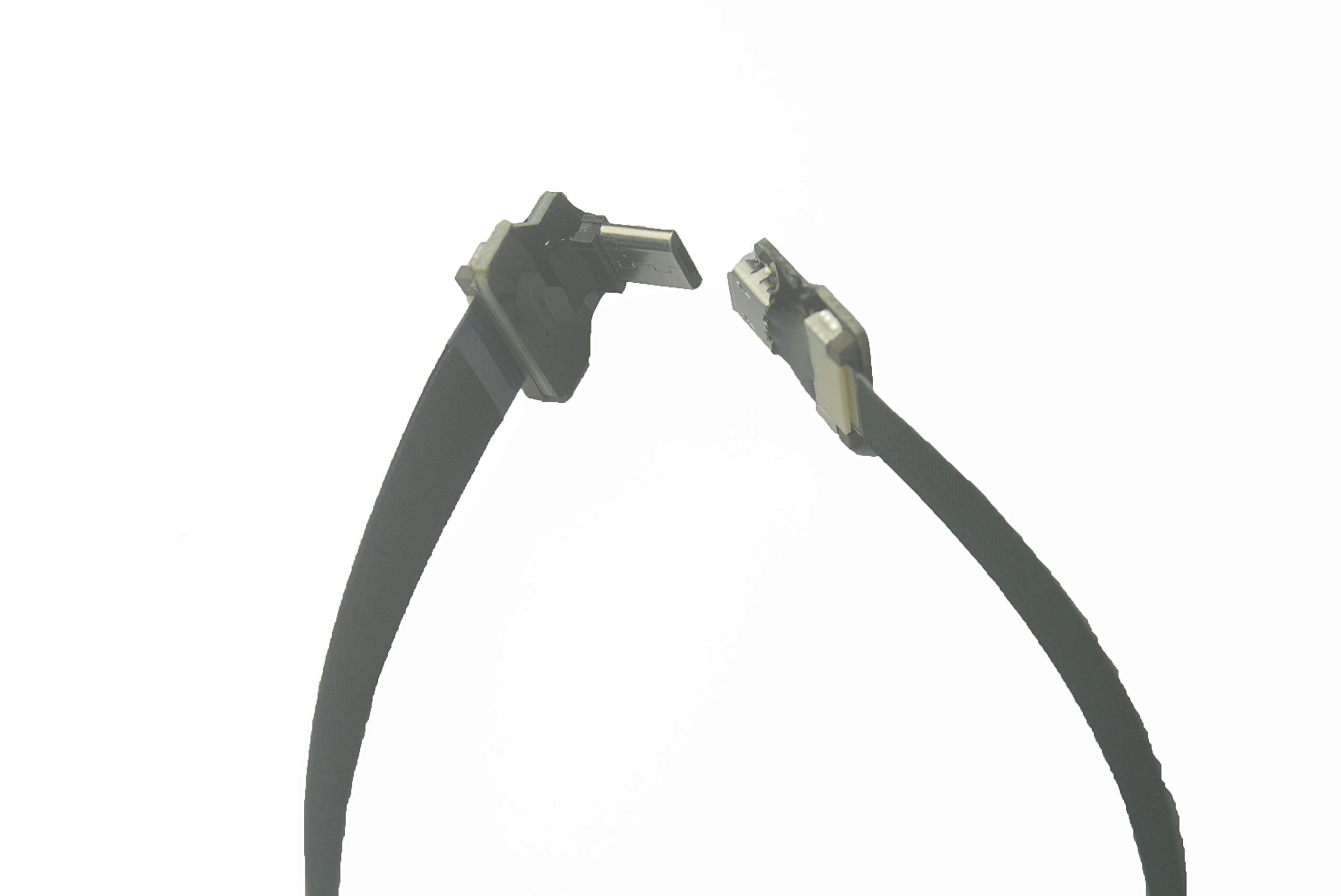 Cavo USB Piatto Sottile 20 Cm – Spina Maschio A Femmina Standard – Per FPV, Gimbal E Spazi Stretti
