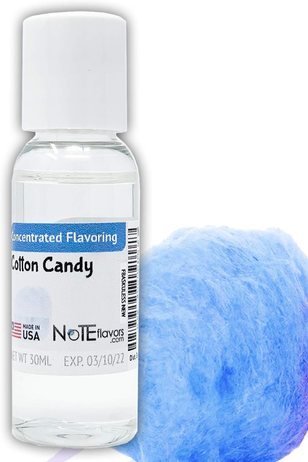 NoTE Liquid Cotton Candy 1-4oz - Food Grade Concentrated Flavoring for Cooking, Baking, or DIY Liquid (30mL/1oz)