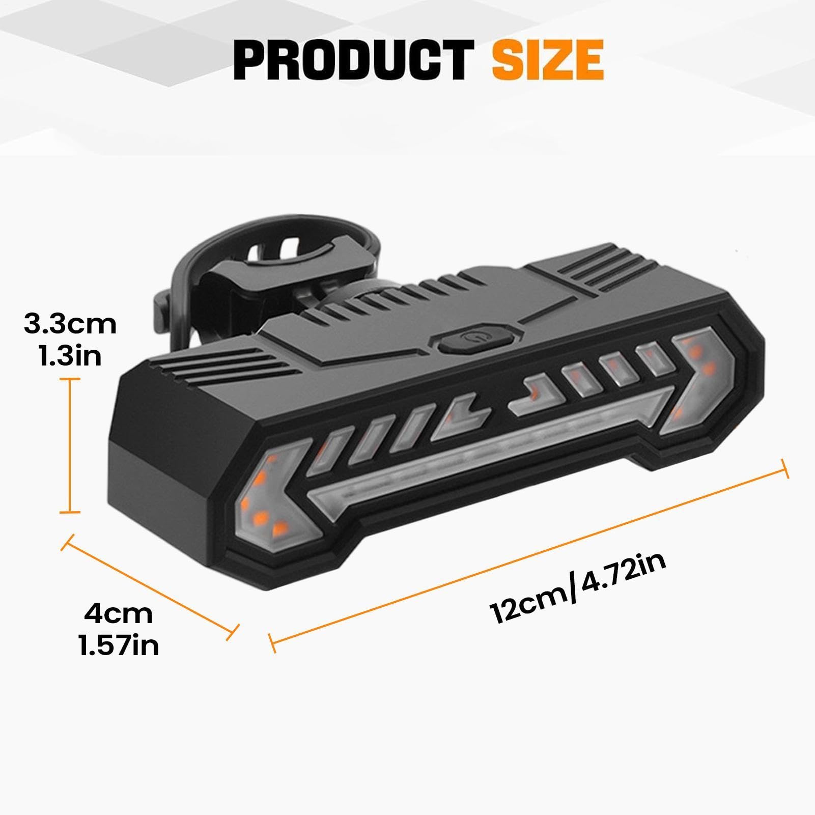 Lampe De Stop Vélo Feu Arrière Vélo À LED Sans Fil Télécommandé