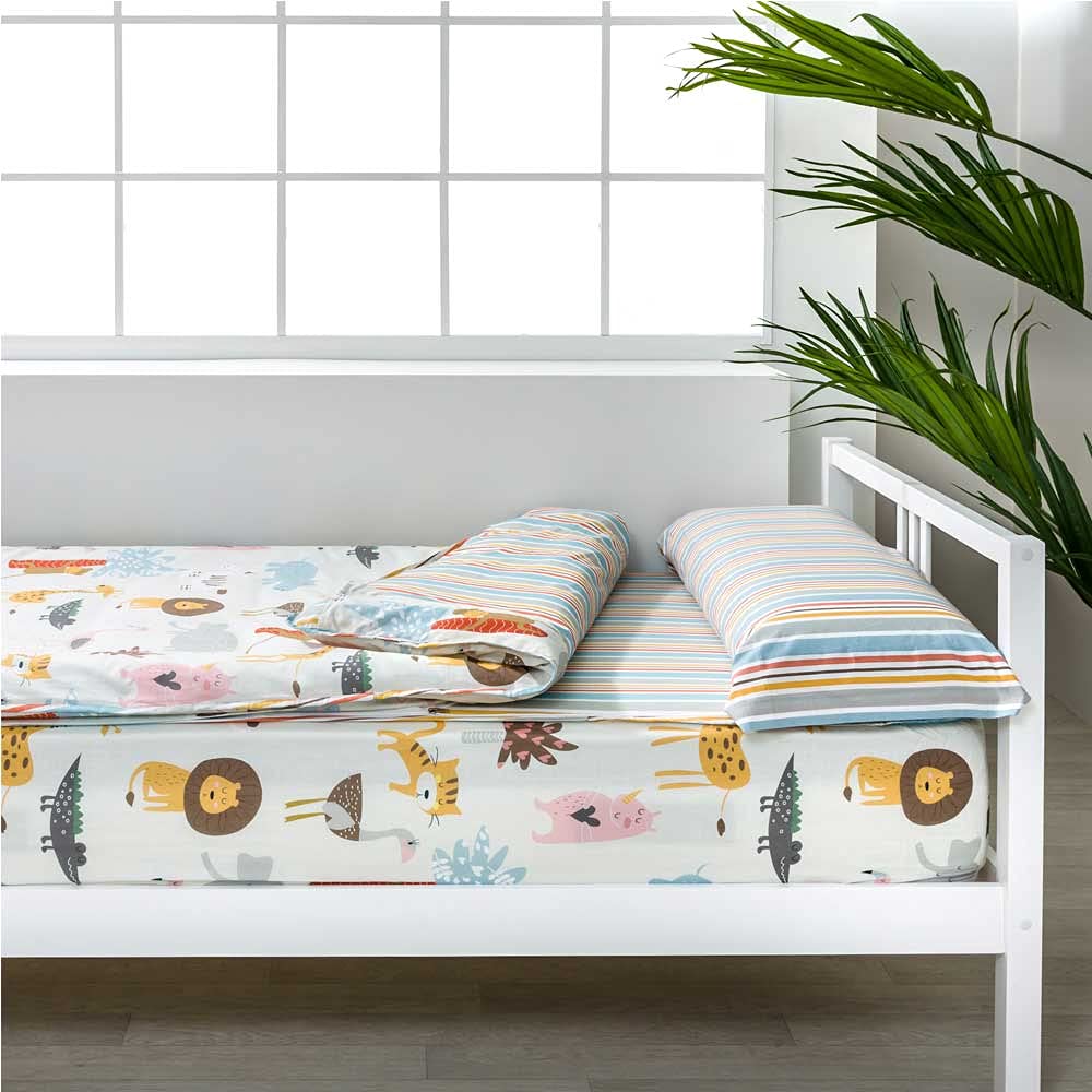 COTTON ARTean Saco nordico con Relleno SALBURUA Cama 90 x 190. Saco Unido a la Bajera con Cremallera. con Relleno nórdico.