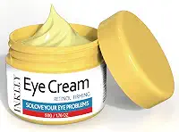 Creme para olhos Retinol para inchaço e bolsas, creme para combater o envelhecimento sob os olhos com retinol e cafeína para suavizar linhas finas, rugas e olheiras, 50 ml