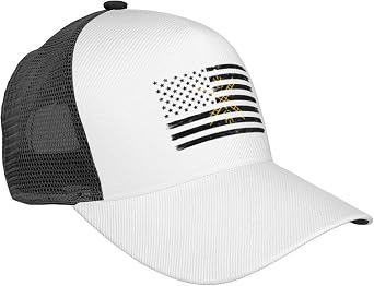 US and Flag of Newton, Kansas Baseball Cap for Men Women Adjustable Snapback Strap Trucker Hat Mesh Caps Golf Dad Hats Breathable Baseball Caps Black