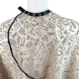 Alternative view of Barber Cape for Men Hair Salon Cape with Snaps Waterproof Professional Hairdresser Designer Cape Gown- 63”× 56”