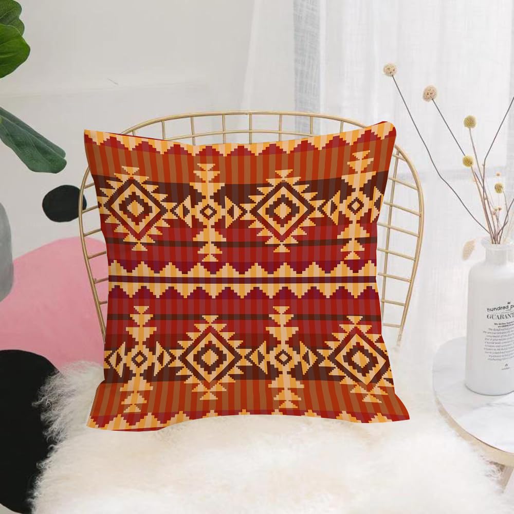 Hyosxw Mexican Ancient Aztec Culture Theme Classic1 - A7 Cushion Cover,Throw Pillow Case Home Decorative For Living Room Bedroom Sofa Chair 18X18 Inch,Mexican Ancient Aztec Culture Theme Classic1,Pillowcase 45X45cm