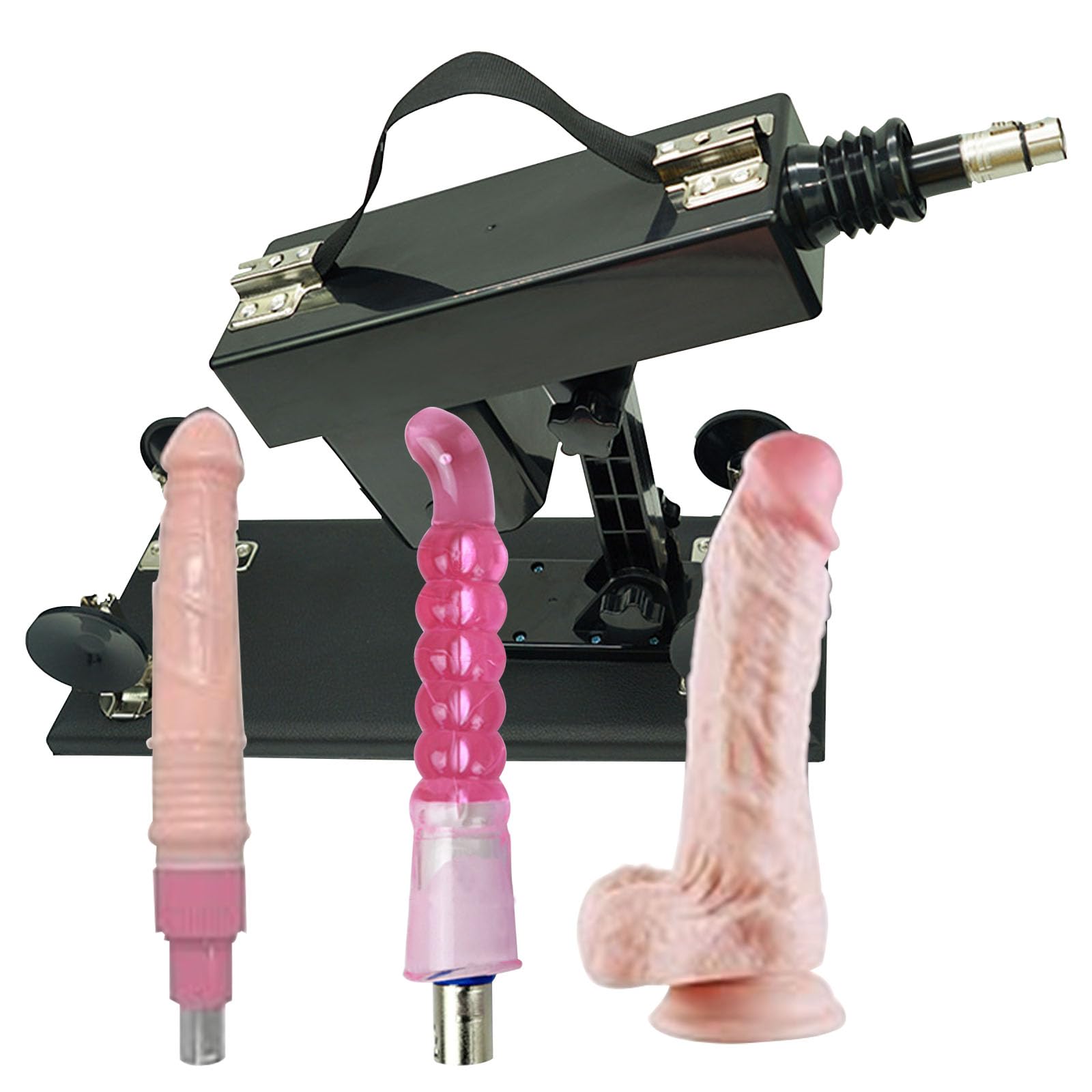 AMAZBEE Máquina Sexual para Mujeres Función Automática de Empuje Juguete Sexual para Adultos Máquina Realista de Consoladores Sexo Extremo con Accesorios Máquina de Masaje Ajustable (Machines)