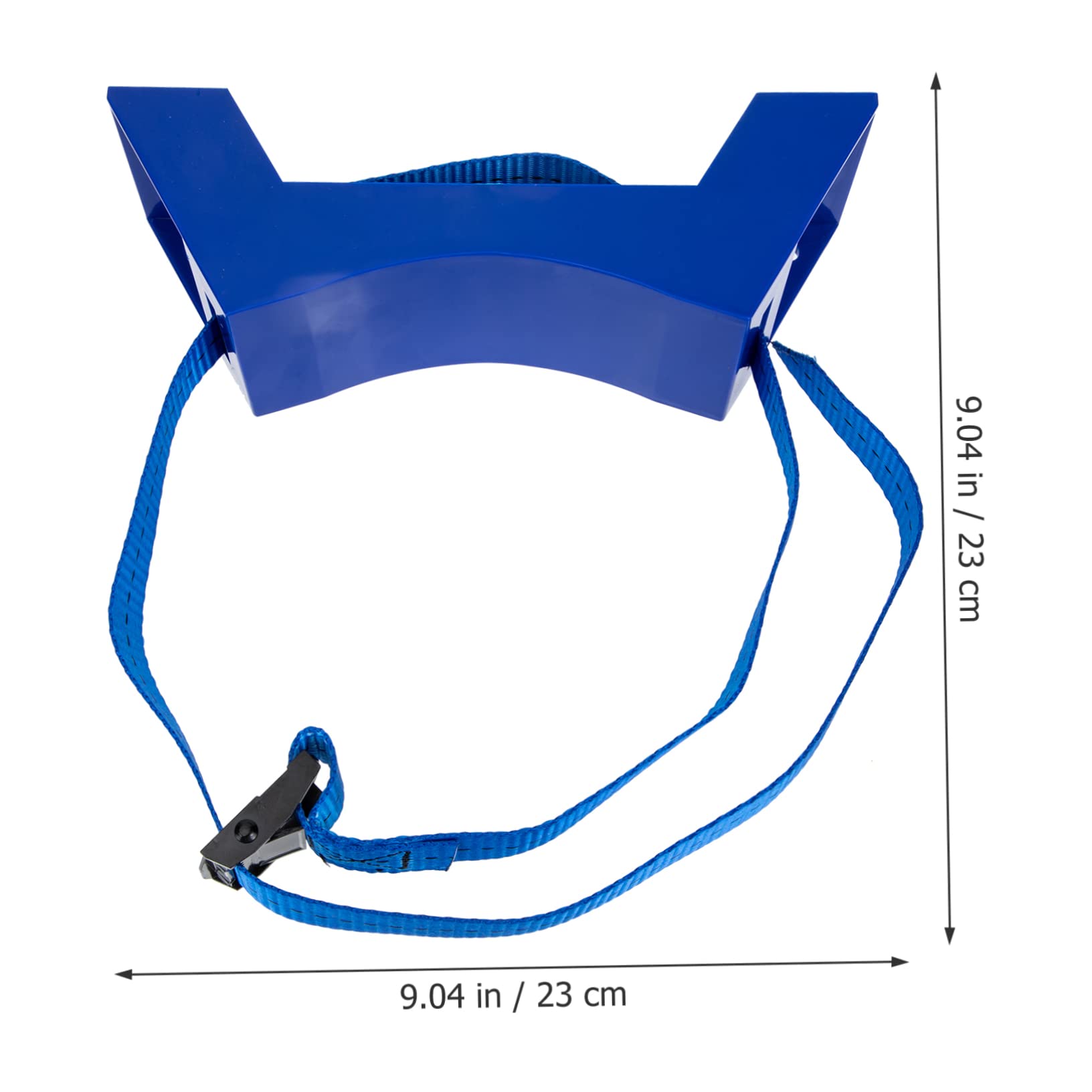 OKUMEYR 1 Set Gas Cylinder Holder Cylinder Nitrogen Tank Bracket Propane Tank Holder Bracket with Screws Cylinder Stand Gear Carbon Dioxide Tank Bracket Drive Wall Mounted Holder Blue Abs