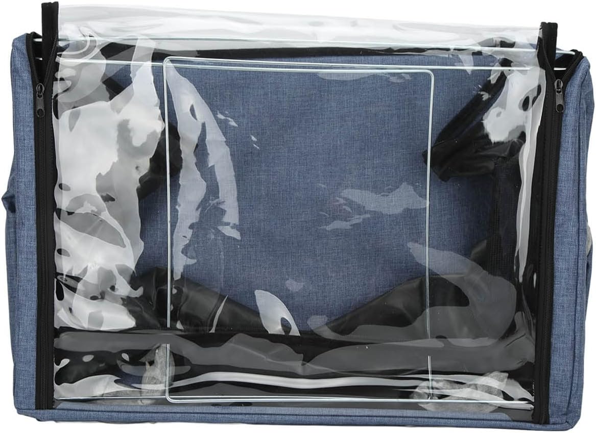 SIXRUN Pet Atomization, Wear Resistant Oxfor Cloth, Portable Atomization Box for Cats and Dogs, Spacious Folding Design 61x40x46cm for Pet Health Treatment