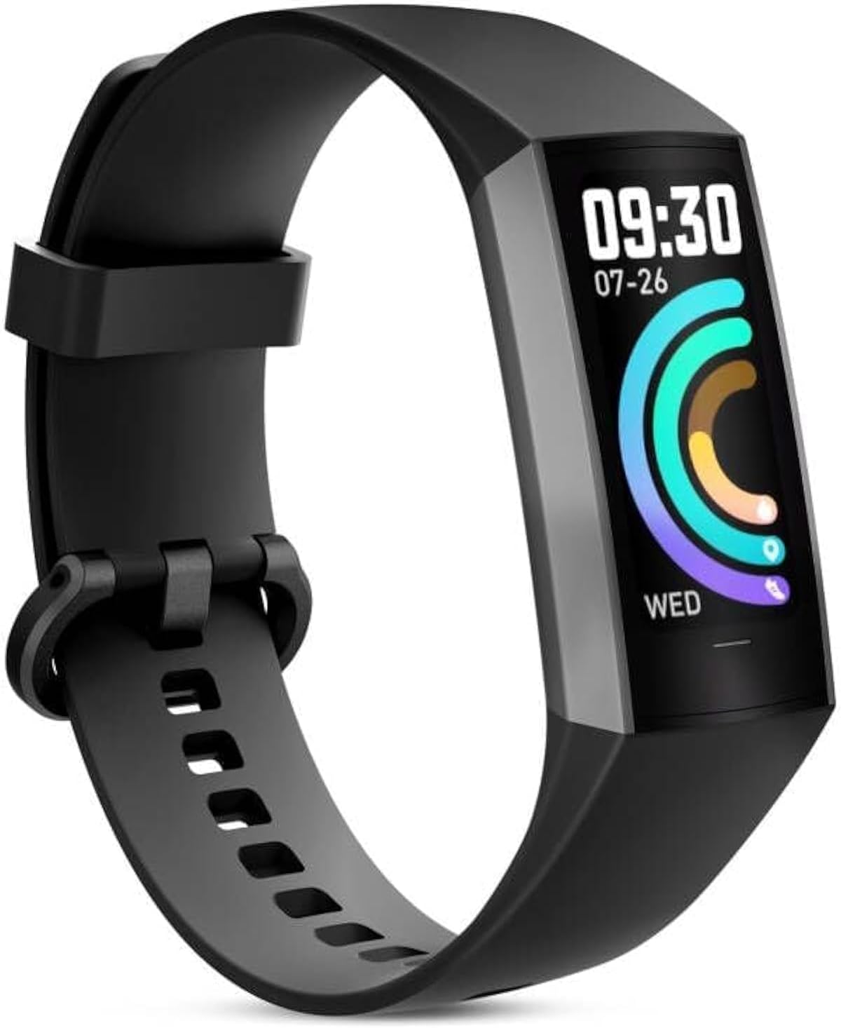 Excefore Fitness Tracker,1.10''AMOLED Touch Color Screen Activity Tracker with Step Counter/Calories/Stopwatch, Health Tracker with Heart Rate Monitor, Sleep Tracker,Pedometer Watch for Women Men Kids