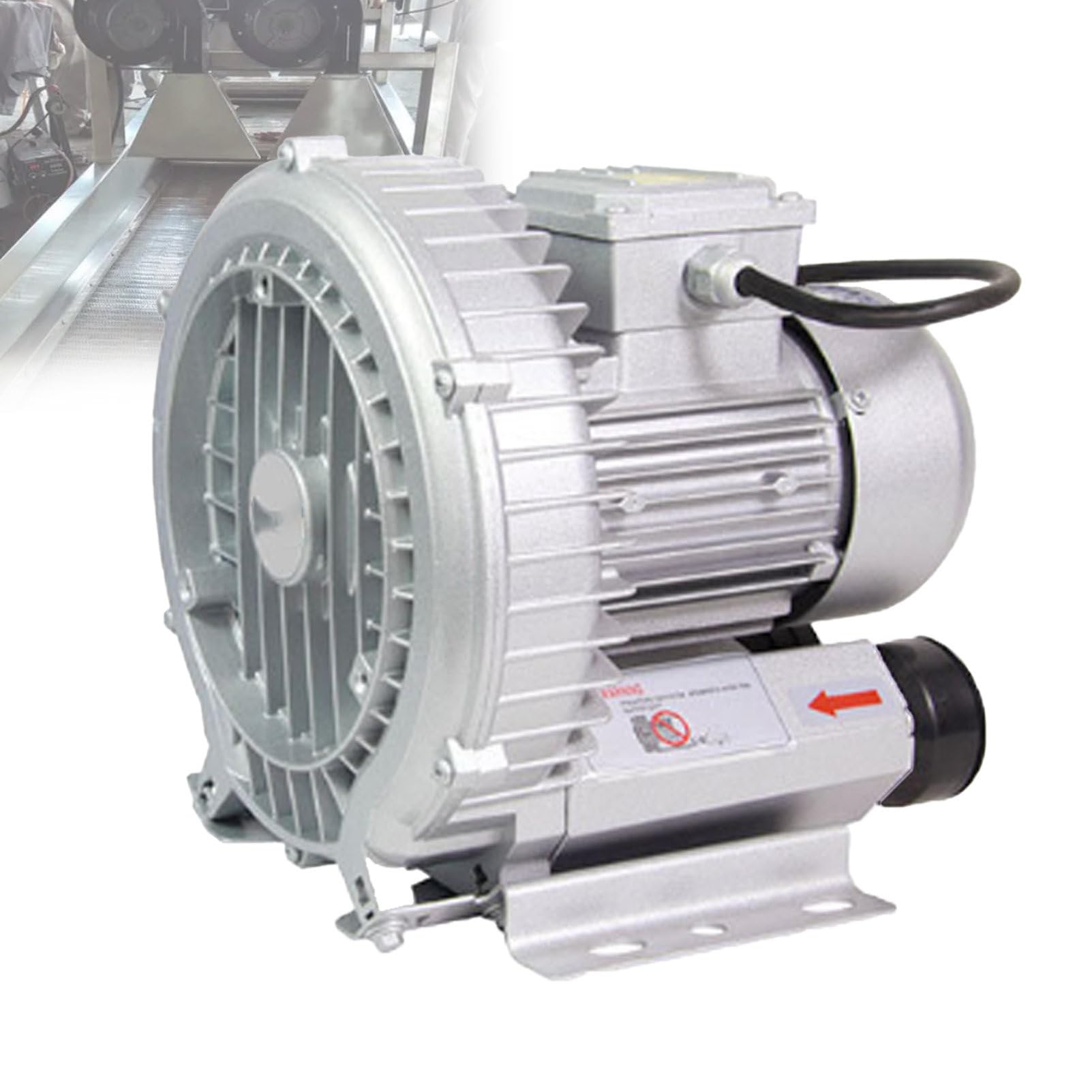 Pvxa Large Airflow Type High-Pressure Vortex Ring Blower,120W-7500W Regenerative Blower,for Sewage Aeration Aquarium Fish Pond ThreePhase-350W/0.46HP