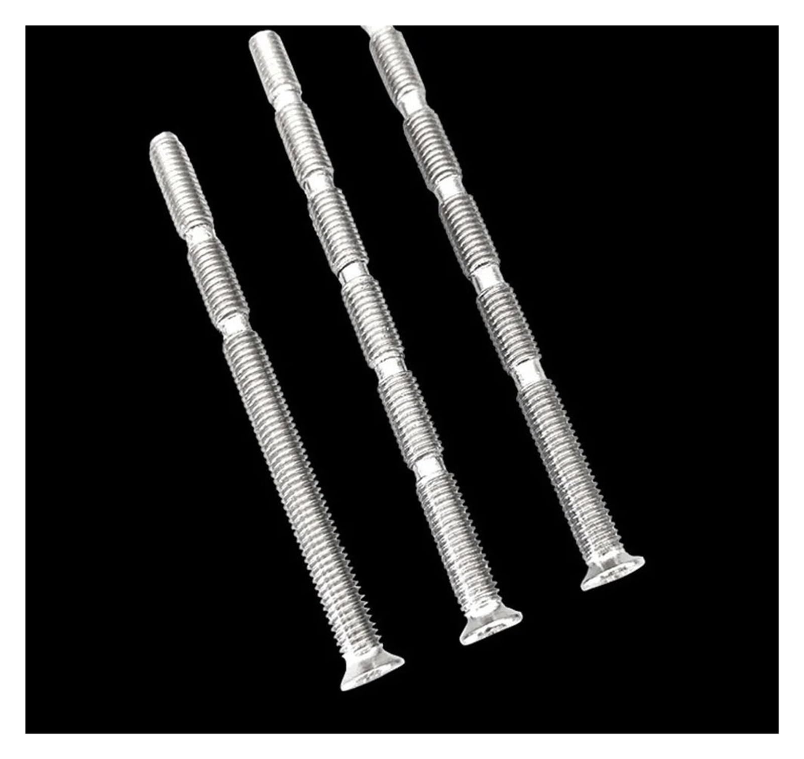 Seroni 110Mm-Nickel Dhaey 10Pcs M5 Door Handle Fixing Bolts Snap Off Cuttable Connecting Screws(110Mm-Nickel)