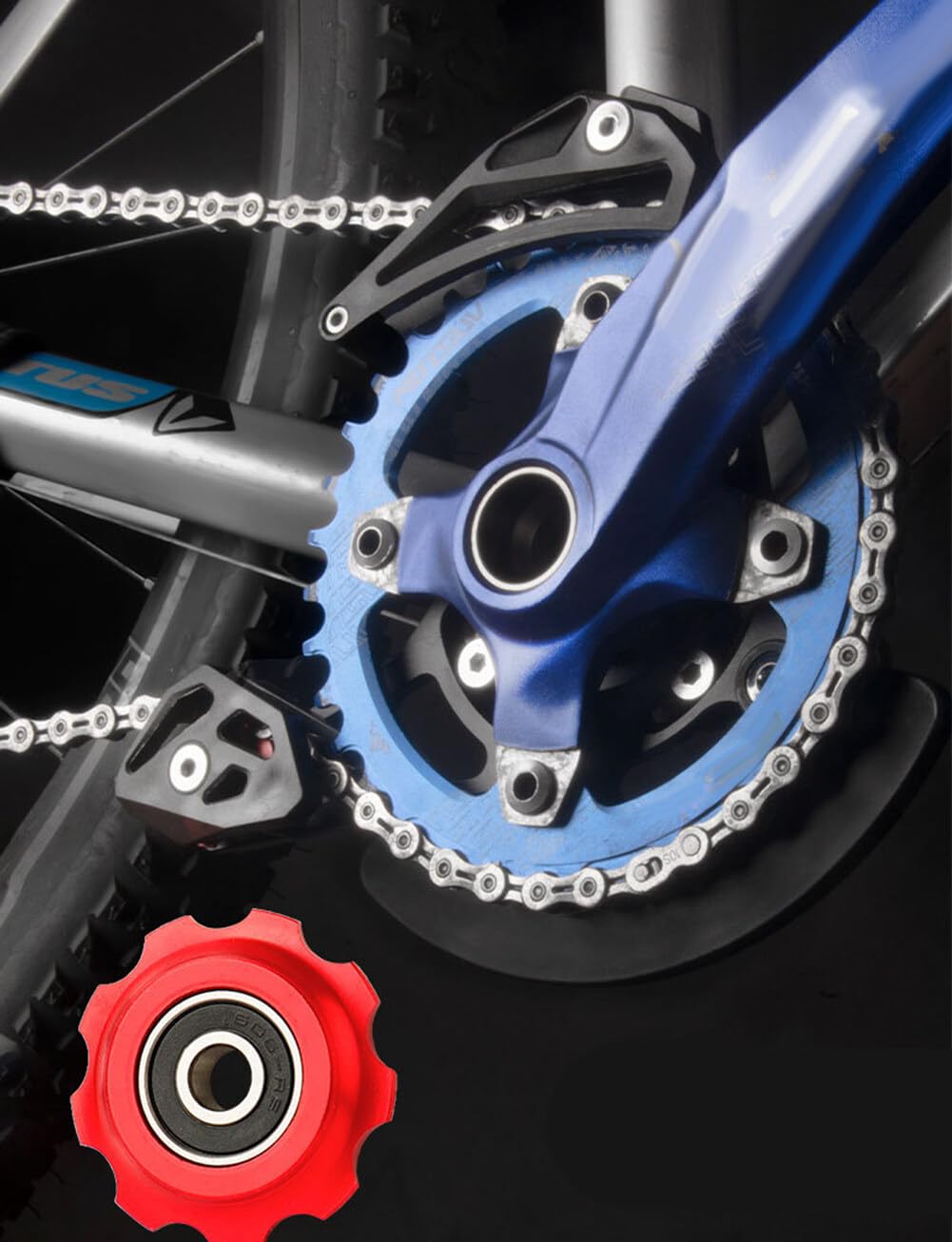 Chain Catcher NUEAYMS Carbon Fiber - Anti-Drop Guide For Road Bikes Sram Chain  Catcher