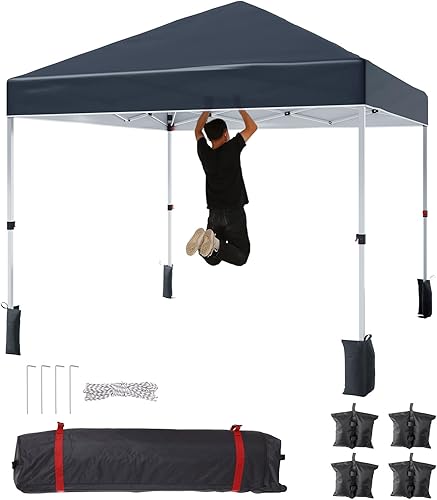 Miniatura 2 de Tienda de campaña patentada de 10 x 10 pies, toldo portátil para exteriores, viene con bolsa para volante de mano, adecuado para uso en exteriores,