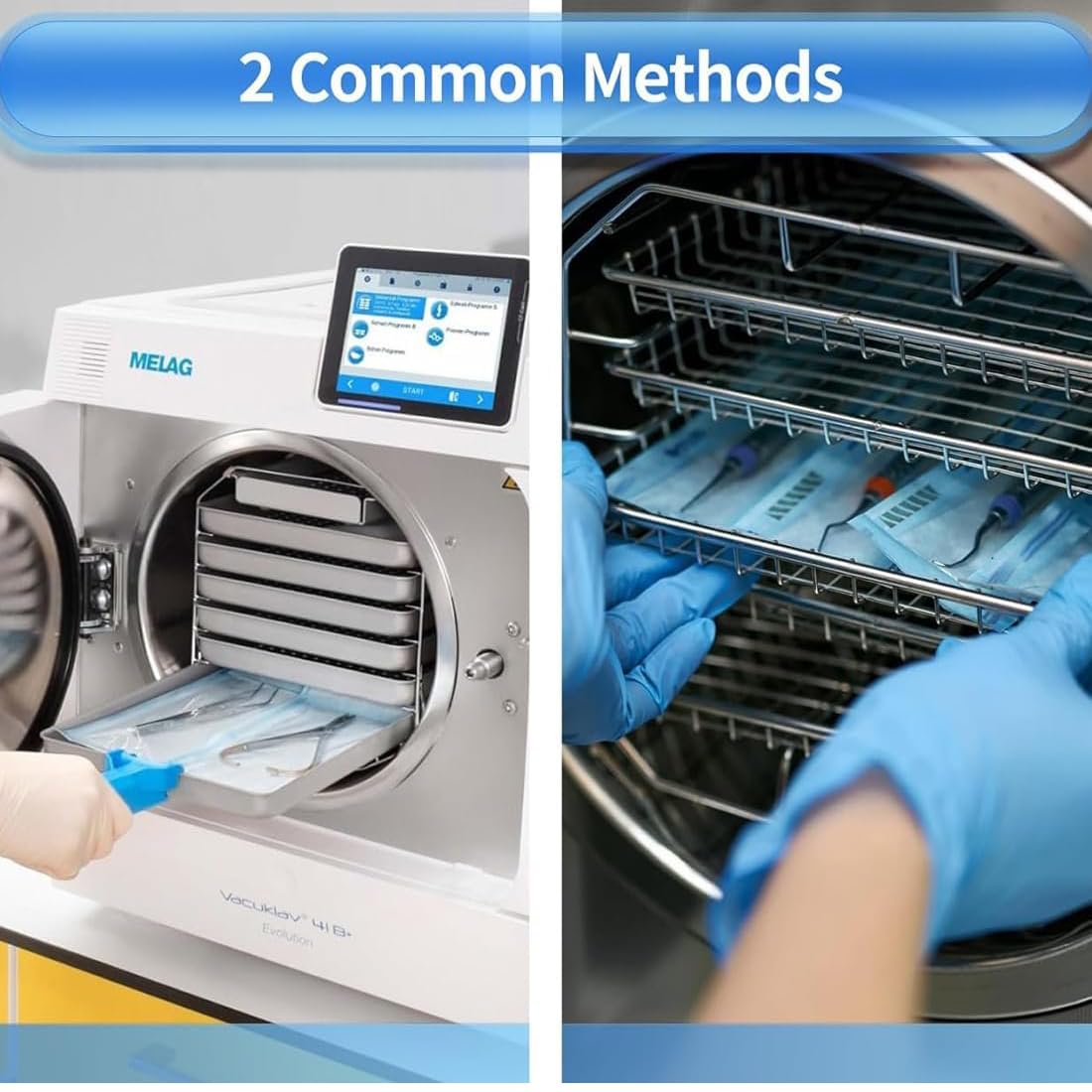 Bolsas Esterilización Manicura para Autoclave 57x130 mm 200 unidades