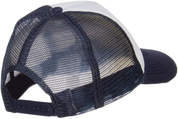 e4Hats.com Hubby Mustache Embroidered Foam Mesh Cap