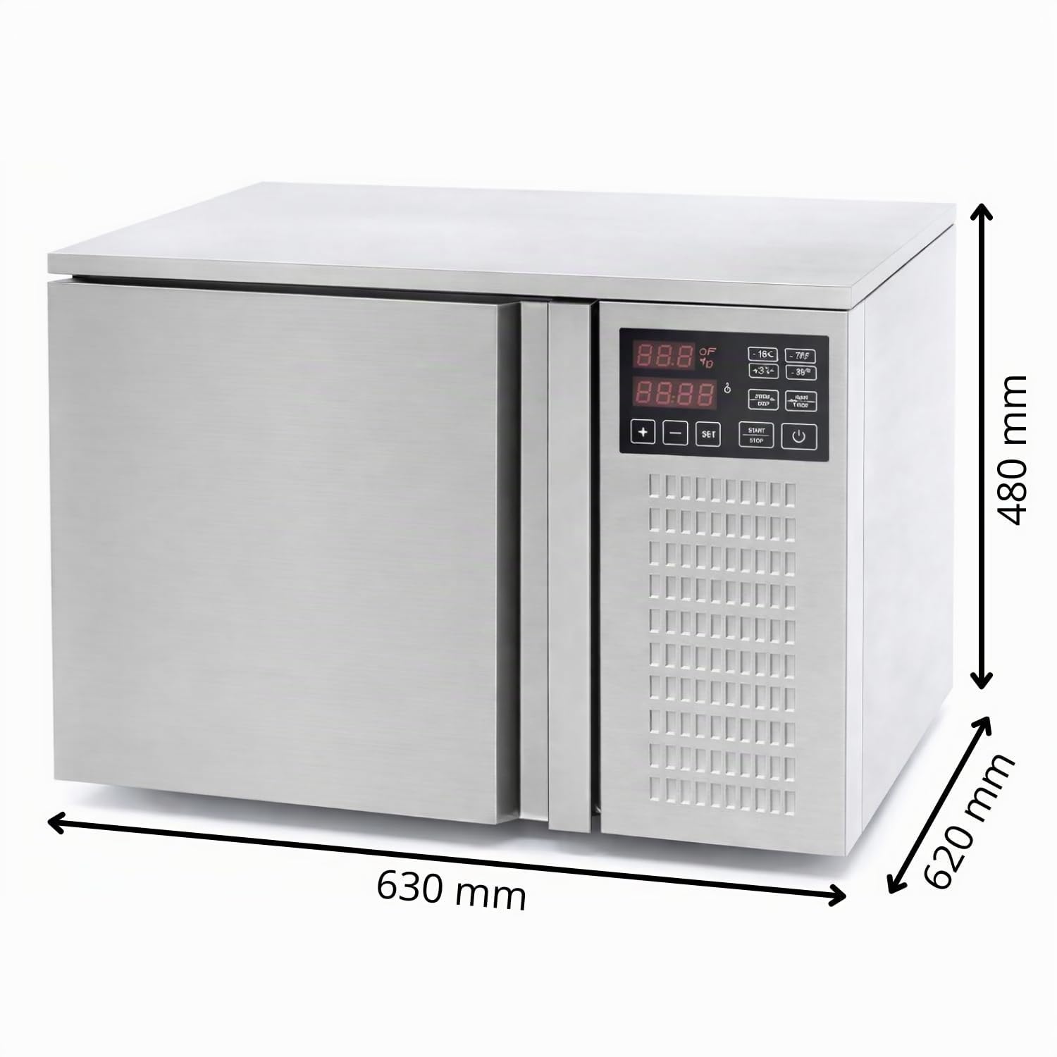 Cellule de Refroidissement et Congélation Rapide 3 Niveaux - 21L - Refroidit de +65°C à +10°C en 120 min - Réfrigérant Écologique R290 - Compacte et Performante